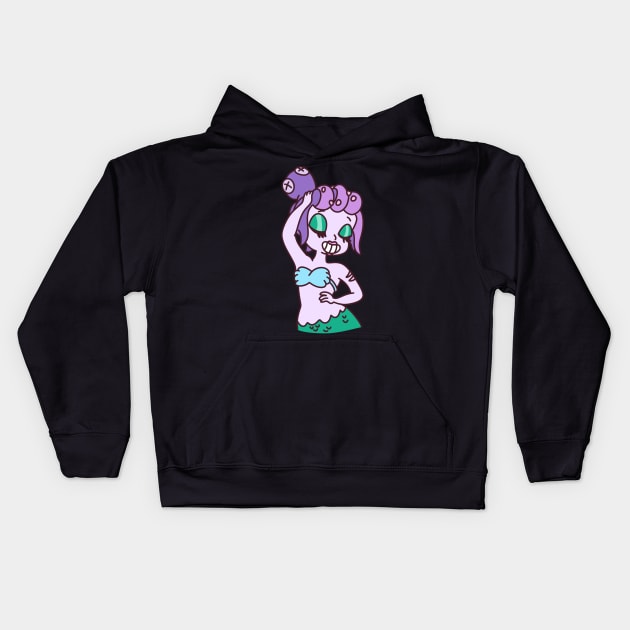 CupHead Cala Maria Kids Hoodie by VinylPatch